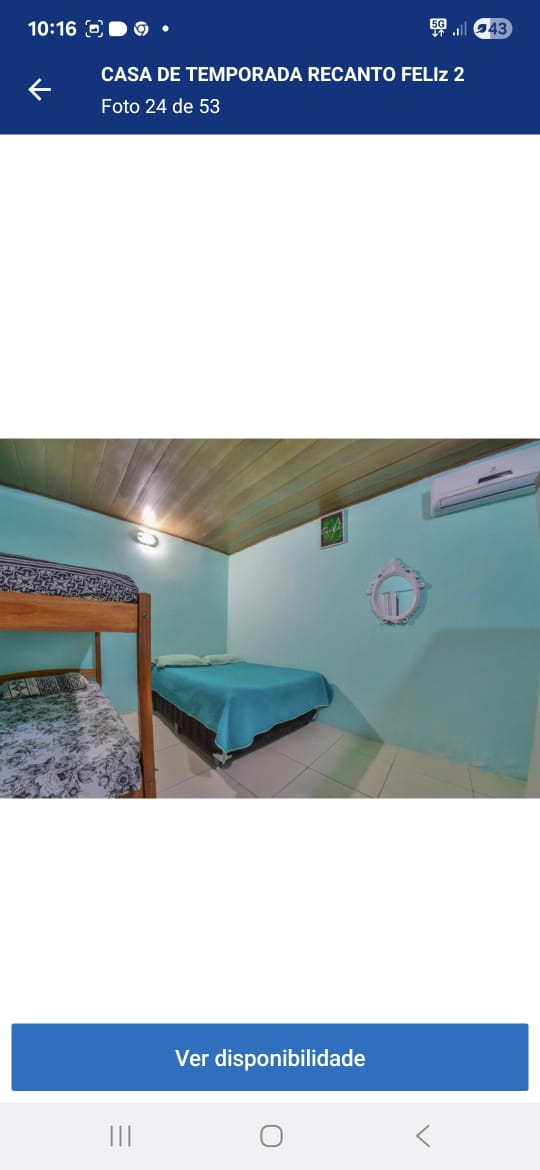 Quarto suíte com beliche