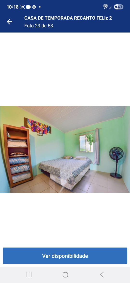 Quarto climatizado